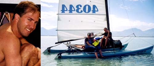 Captain Shaun & Crew aboard the Cabana: Chantal, Nathalie, Melissa