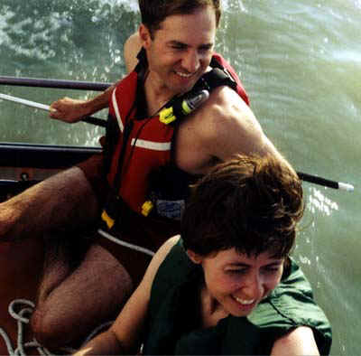 Shaun and Tina on the windward side