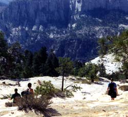 Dropping down to the North River.